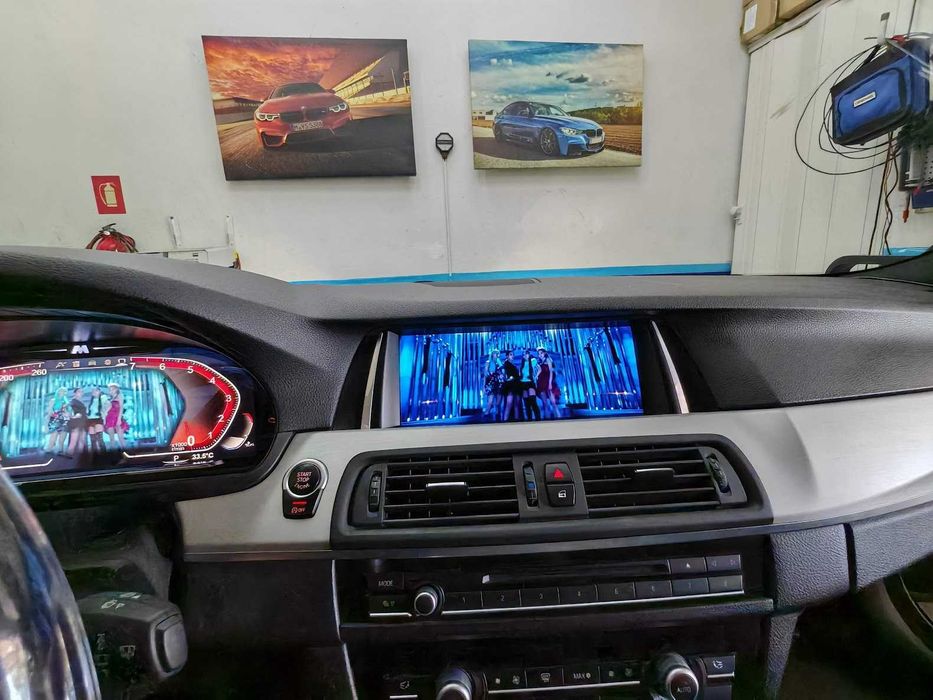 Навигация с ANDROID 14 8GB RAM 128GB HDD BMW F10 F11 БМВ Ф10 Ф11 Андроид CIC NBT + Apple Carplay