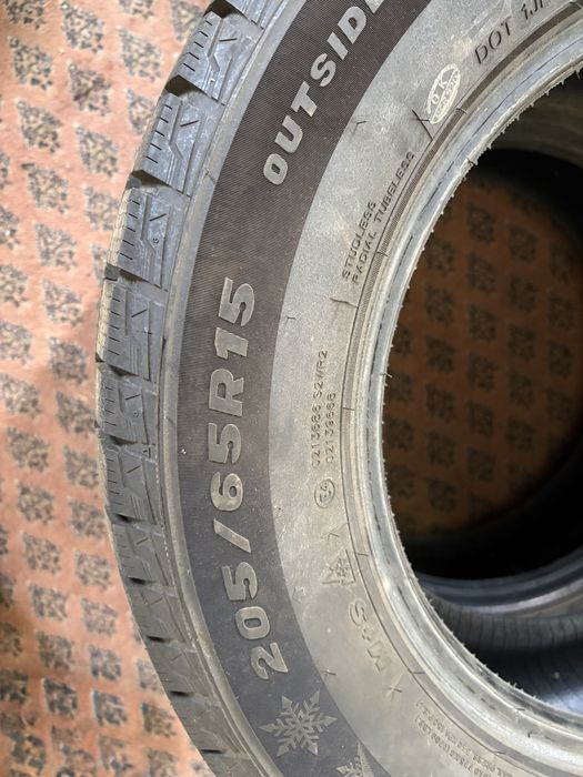 резина r15 зима. 2 балона