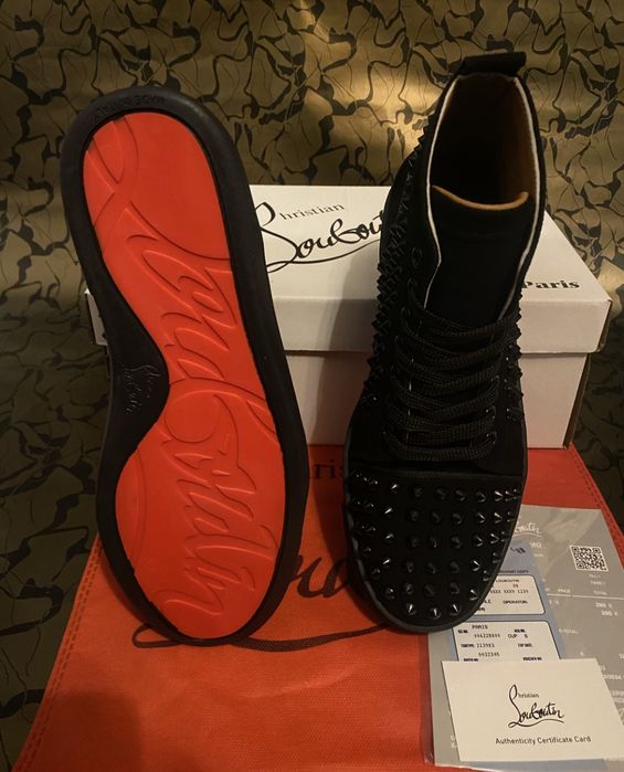 LICHIDARE STOC!! Adidasi / Sneakers Christian Louboutin Negru Orice Marime Noi Unisex