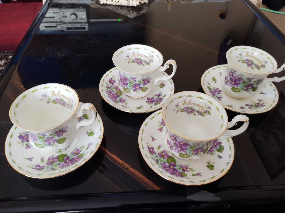 Комплект Роял Албърт "Февруари" за кафе