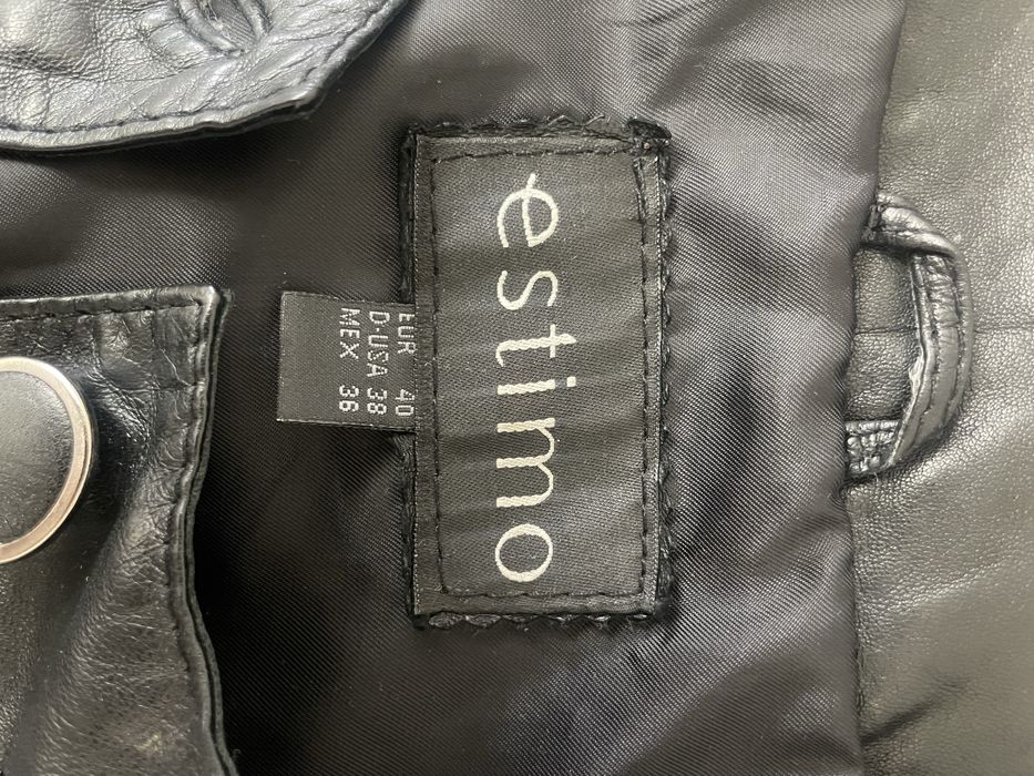 Куртка кожанка estimo