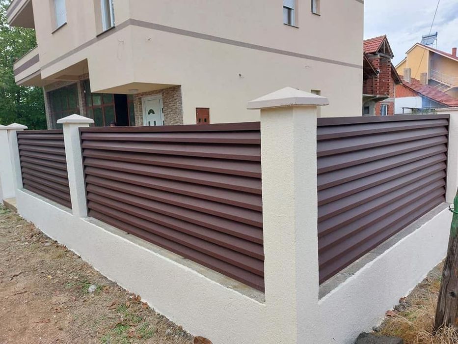 Метална оградна за двор щора Алфа-Оградки.Бг