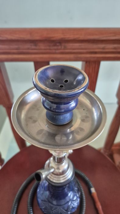 Narghilea Completă Blue Diamond 42 cm – Stare Foarte Bună