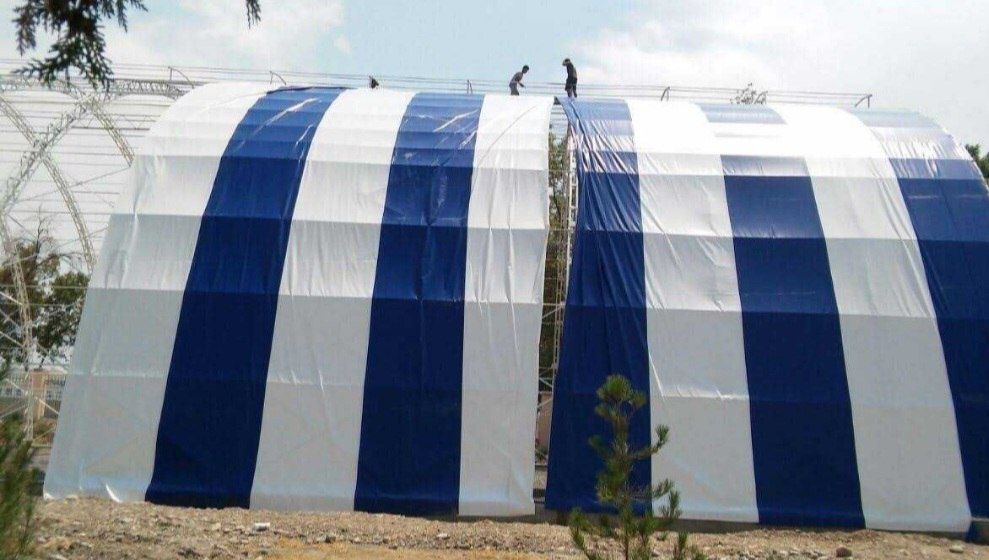 Банер тент баннер  установка