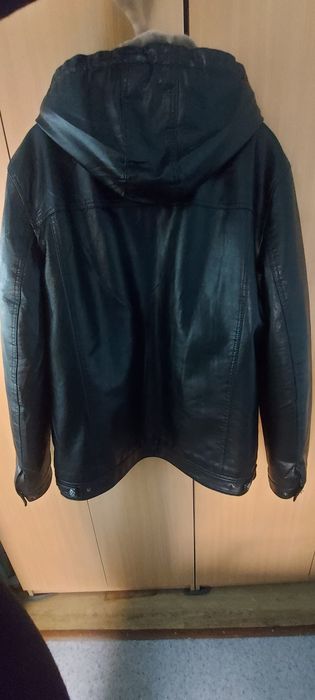 Куртка кожанка зима