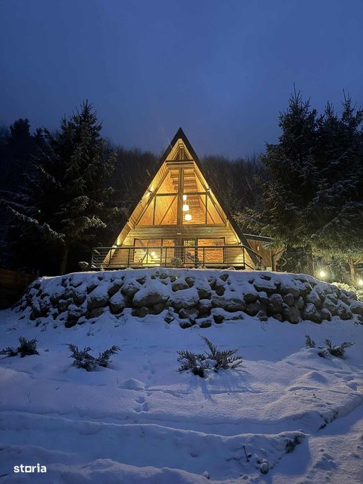 Cabana A-Frame , zona Bran