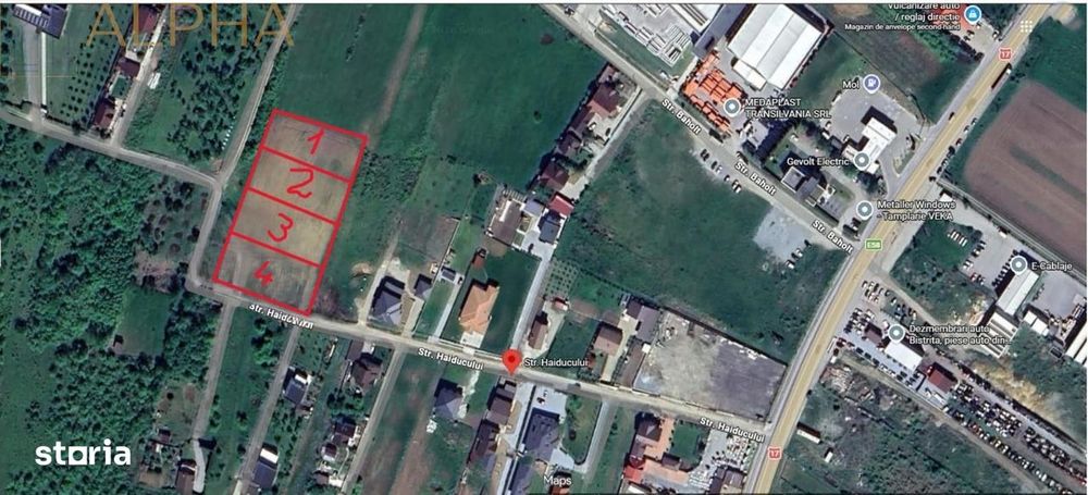 Teren intravilan situat in Viisoara, Jud. Bistrita-Nasaud, Str. Haiduc