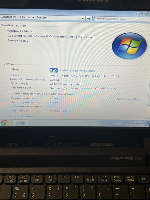 Acer Aspire one la cutie