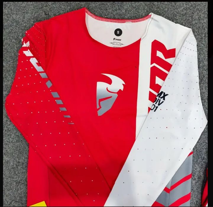 Motocross джърси брич ръкавици очила