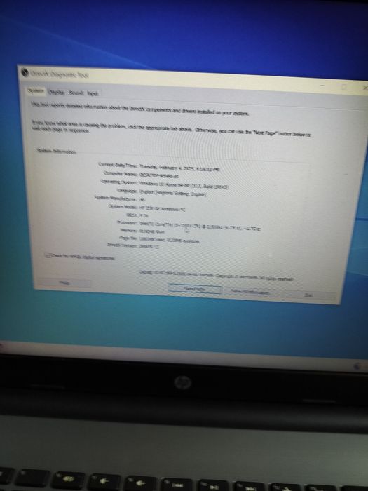 Laptop Hp 250 G6 ( i5 gen 7 ,8 gb ddr4 ssd)