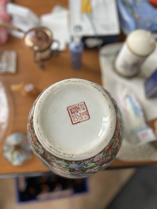 Vaza cu desen chinezesc