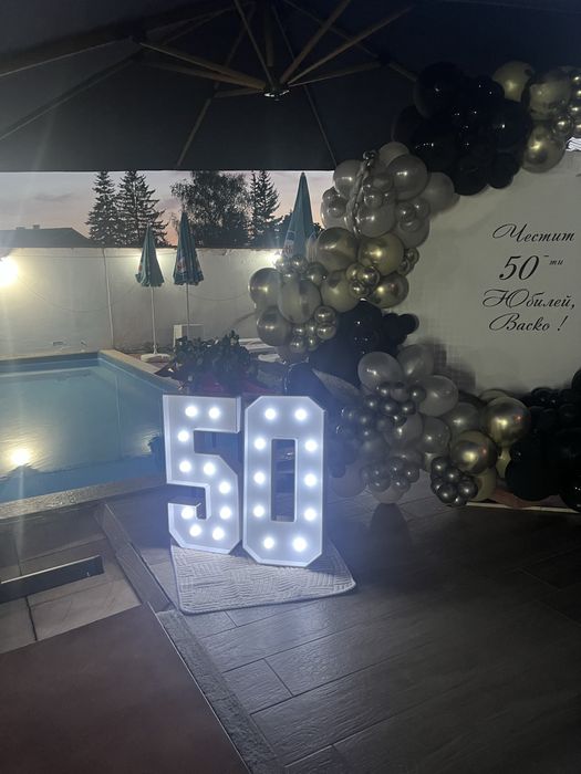 Украса с балони за всякакви поводи - рожден ден,юбилей,кръщене и други