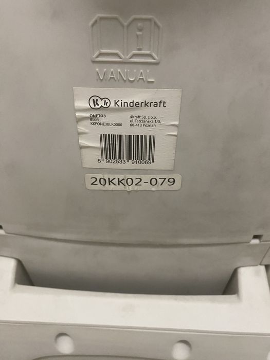 СТОЛЧЕ ЗА КОЛА  -  Kinderkraft ONETO3  - 9-36 КГ