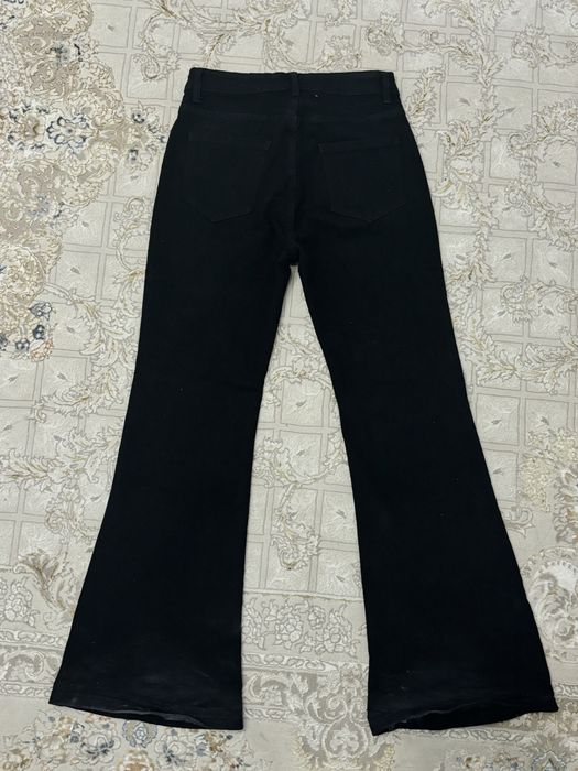 Черные flared jeans
