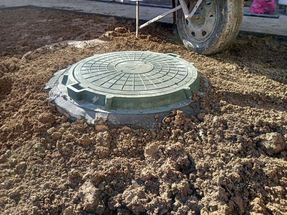 Газонный люк для установки в зелёных зонах, газонах, парках, садах.