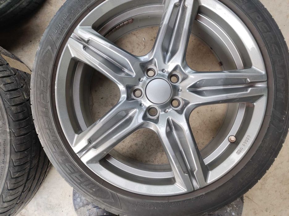 jante 17 , 7.0jx17h2 , 5 prezoane 100, et45, 215/45/17 cauciucuri