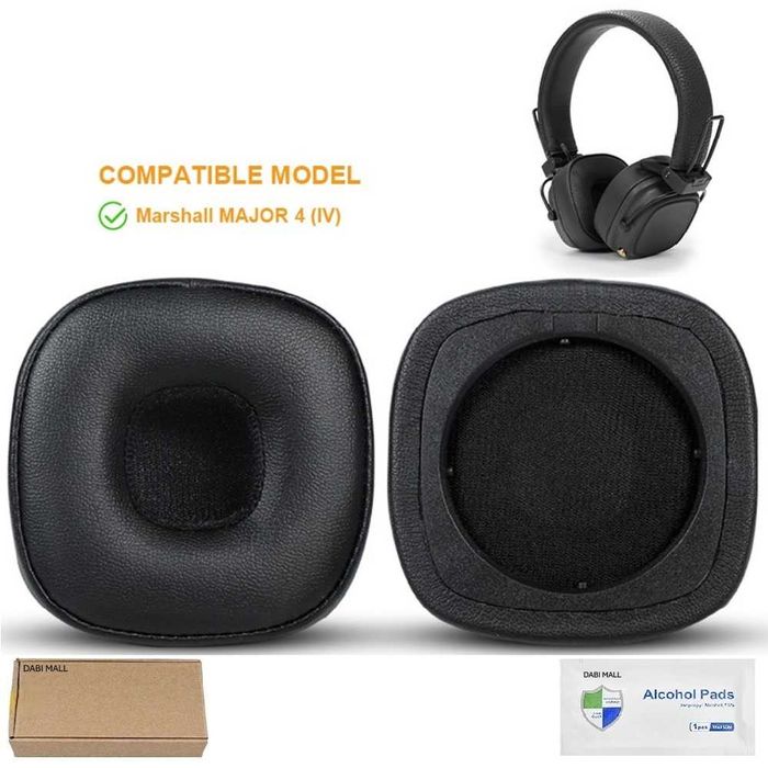 Set 2 bureti pentru casti Marshall Major IV 4 On-Ear, Spuma cu memorie