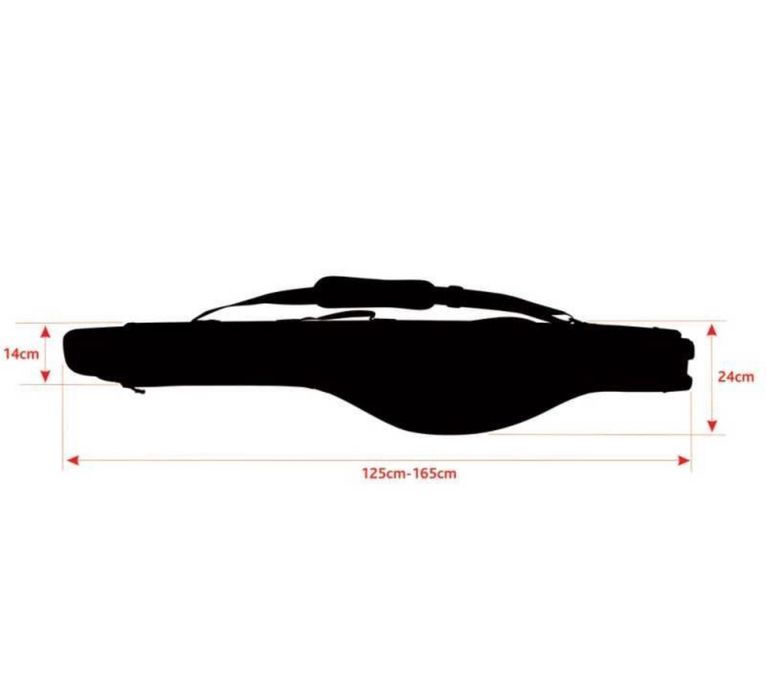 Husa Rigida Baracuda 2 comp RT reglabil de la 125 cm pana la 165 cm