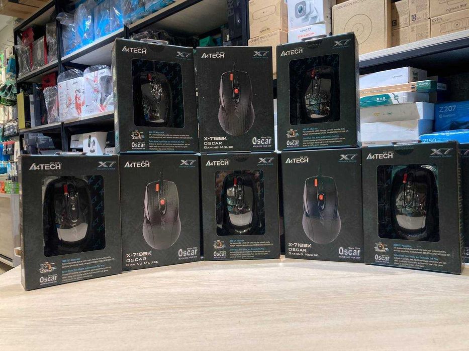 USB Проводная мышь Bloody X-718BK Black (X7)