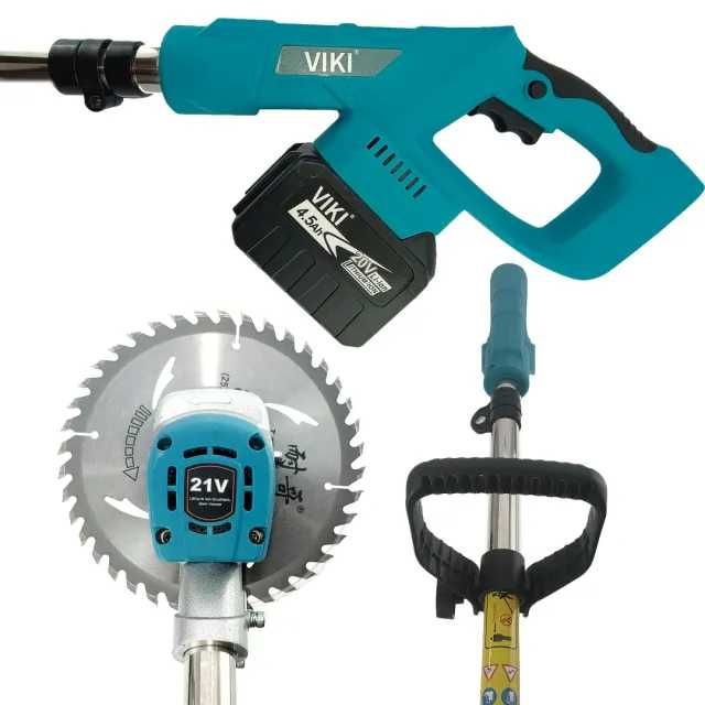 Акумулаторен тример Viki за трева и храсти