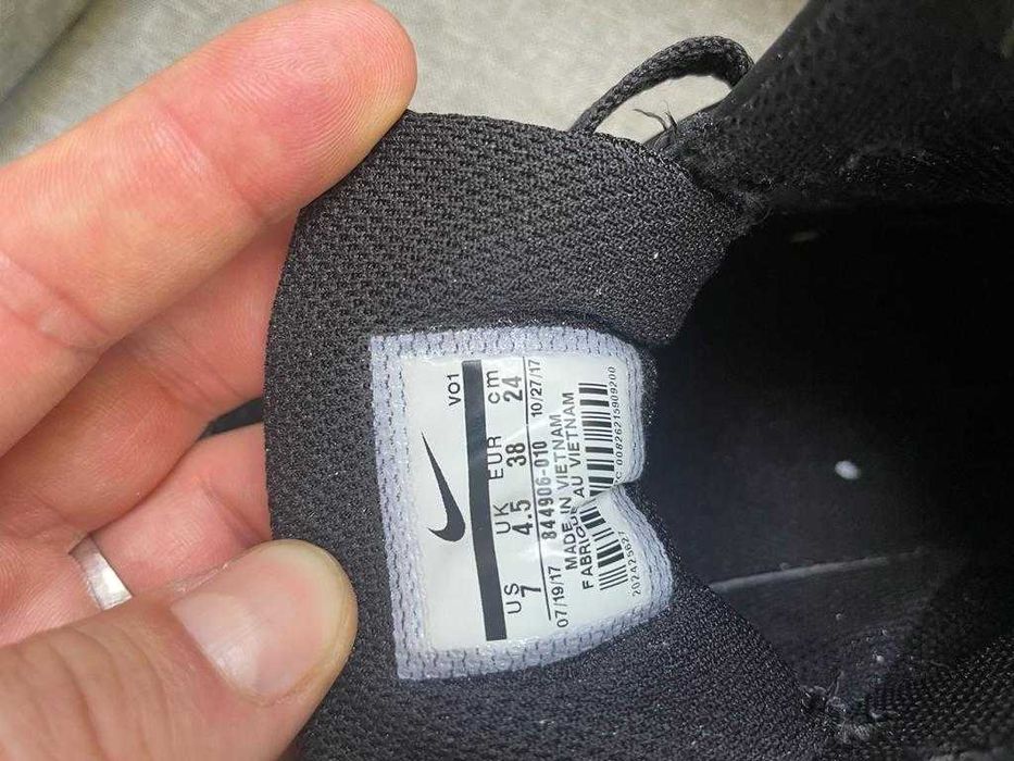 Nike Court Borough Mid Black White High Top Sneakers femei 38