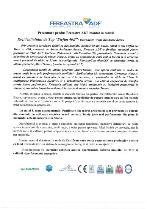 Apartament 2 camere, 1 baie, 2 balcoane,67 mpc PARCARE INCLUSA