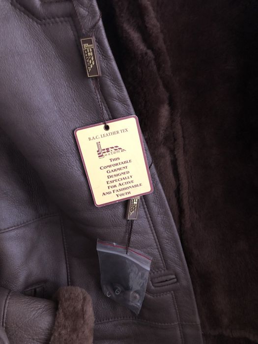 Дублёнка овчина  шоколадный мусс