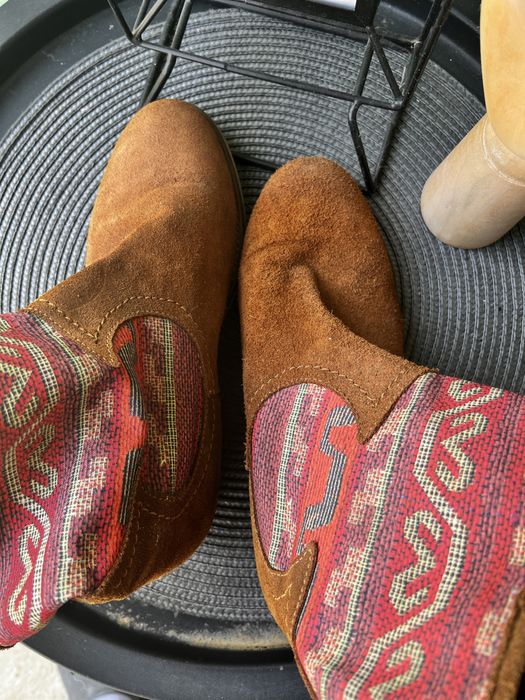 Botine piele întoarsă