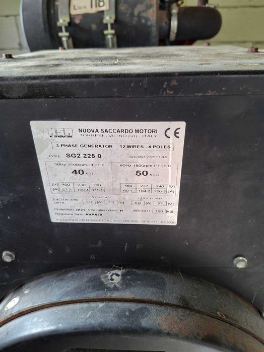 Generator curent diesel 40KVA trifazic