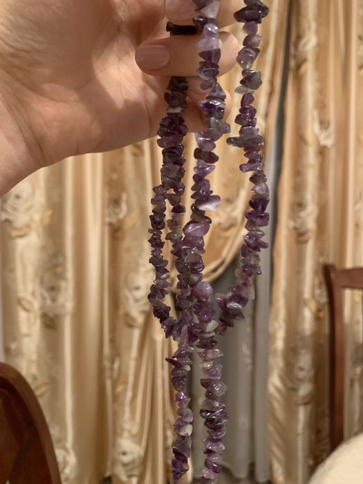 Бусы аметист