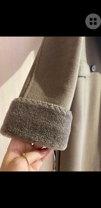 Пальто, воротник- овчина