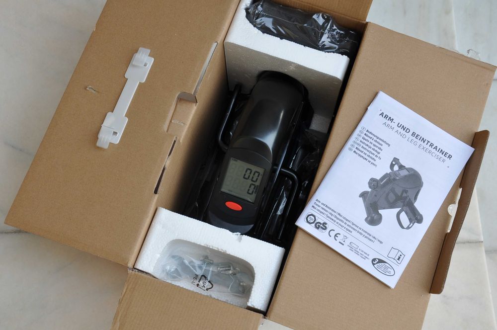 Pedalier recuperare cu afisaj, minibicicleta