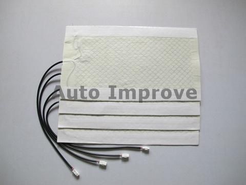 Kit Incalzire Scaune Fibra de Carbon - buton rotund 6 trepte LUXURY