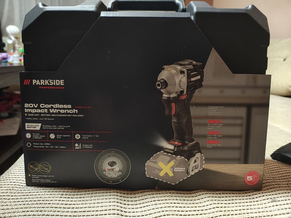 Bormașini Parkside 20 V 3 ani garantie  12 V acumulatori 20V incarcato