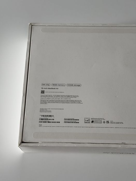 Macbook Air 15 M4 - 512/16GB - Ca Nou