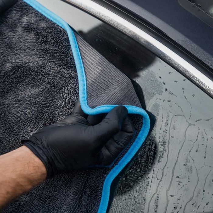 Mикрофибърна Двулицева кърпа за Подсушаване и Полиране на автомобили.