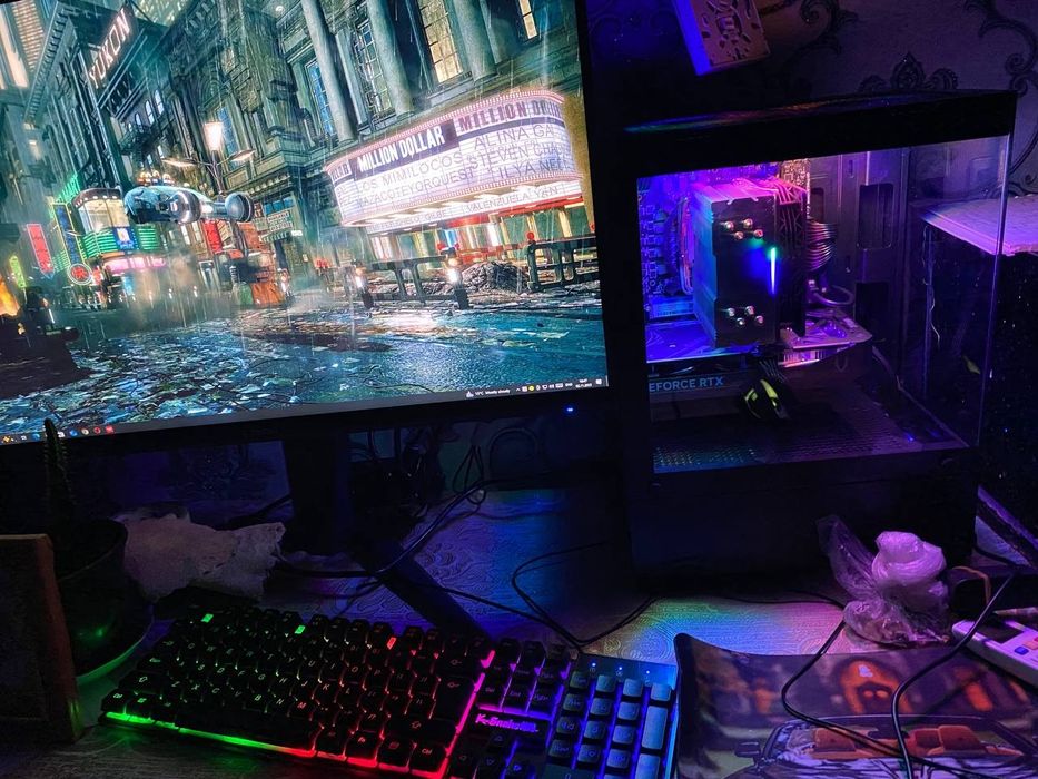 Kamyuter ichida I5_12400f  ddr4 16g 512gb rtx5050 ikkta kuler akvarumn