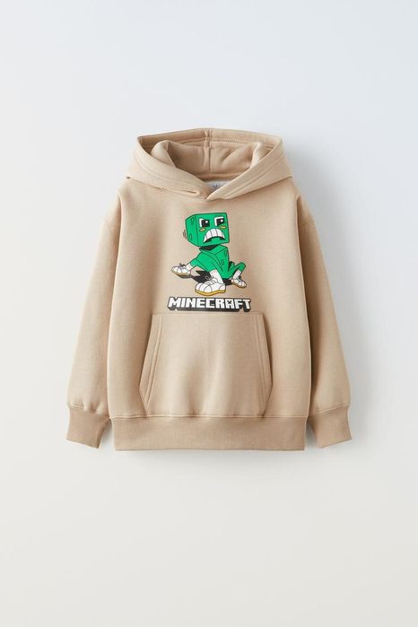 Hanorac MINECRAFT gros vătuit, nou cu eticheta nr 152 (11_12 ani )