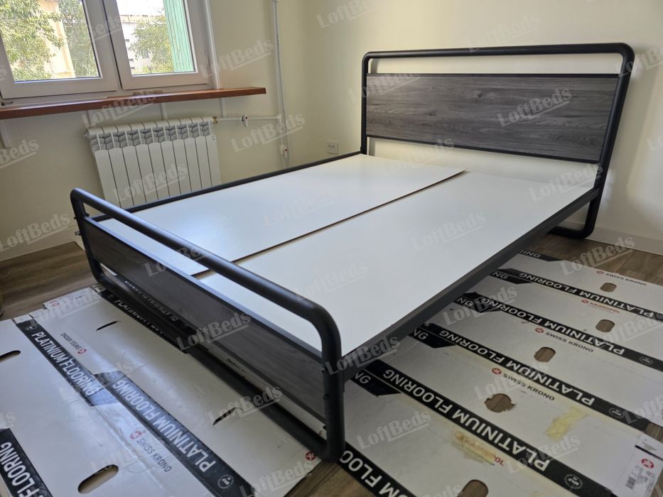 Кровать двуспальная в стиле Лофт ИДЕАЛ, krovat loft