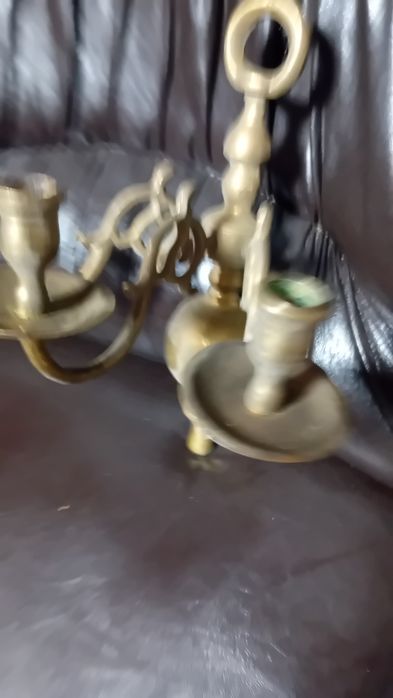 Стенен бронзов свещник