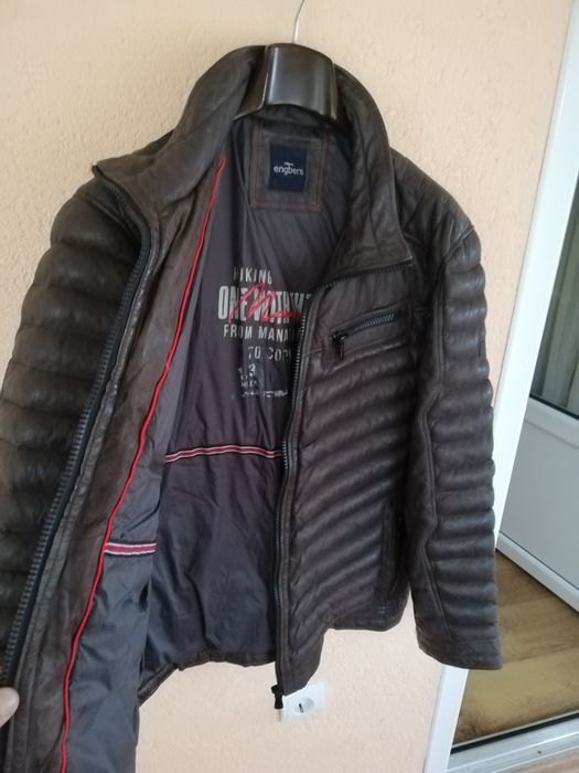 Geaca piele bărbati Engbers xl