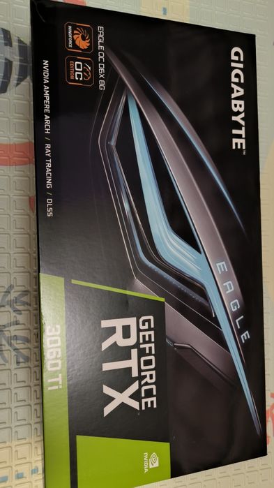 Видеокарта GIGABYTE EAGLE GeForce RTX 3060 Ti OC, D6X, 8G