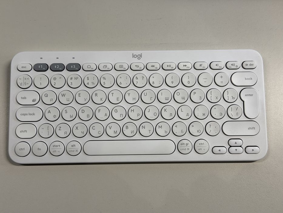 Клавиатура Logitech K380 Bluetooth, белая