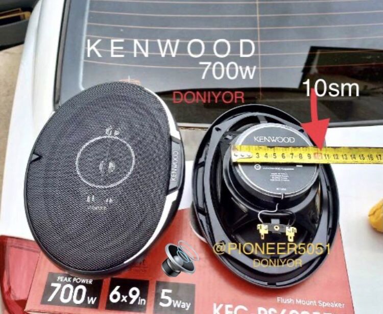 Kenwood 700w 4та пишалкали калонка келди янги 2та без усилител сфатли