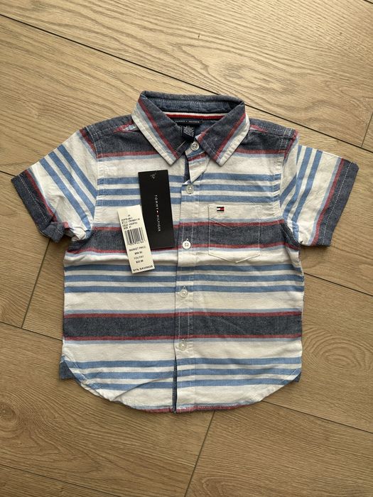 Штаны, свитер, рубашка Tommy Hilfiger, лонгслив и футболка на 2 года