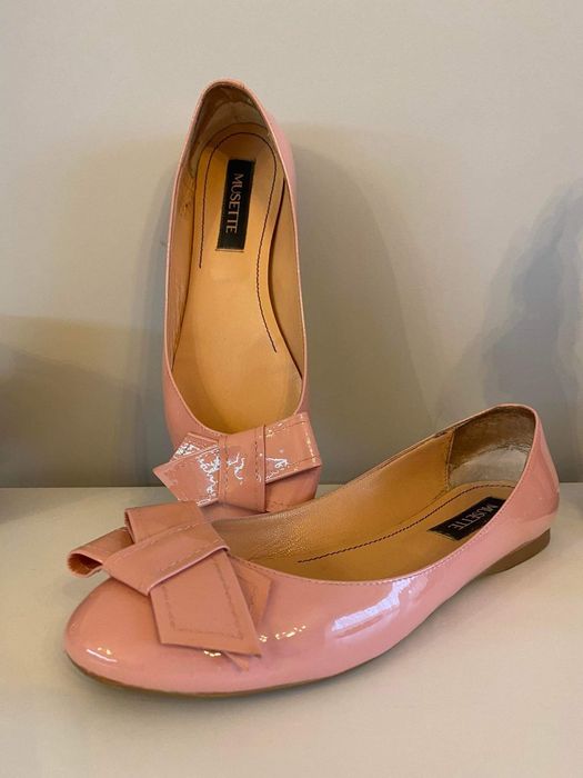 Musette/Мусет Пантофки N38. Естествен Лак