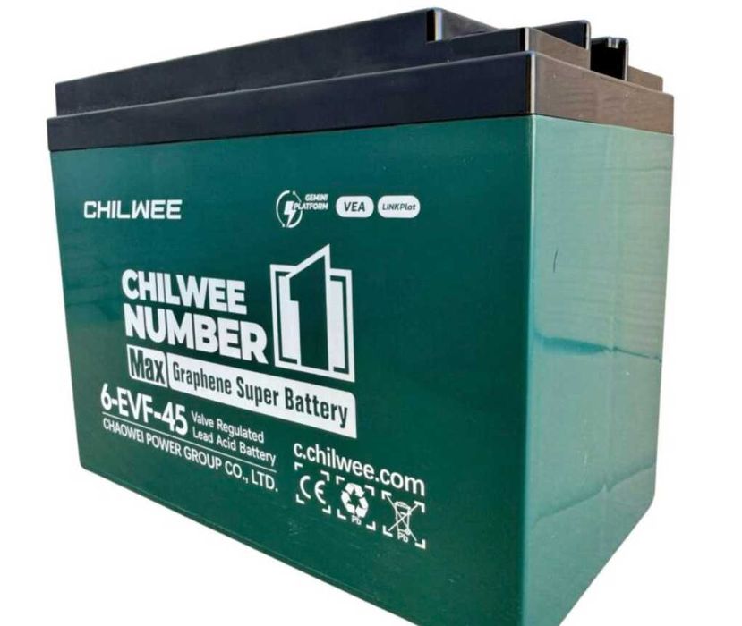 Baterie VRL Vehicule Electrice GEL 12V 45Ah 20HR CHILWEE 2026