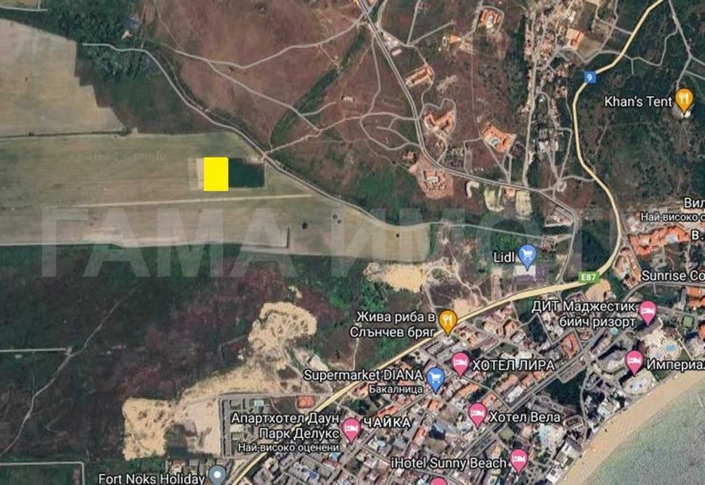 Парцел в местността ”Инджекьойско блато”, к.к. Слънчев бряг