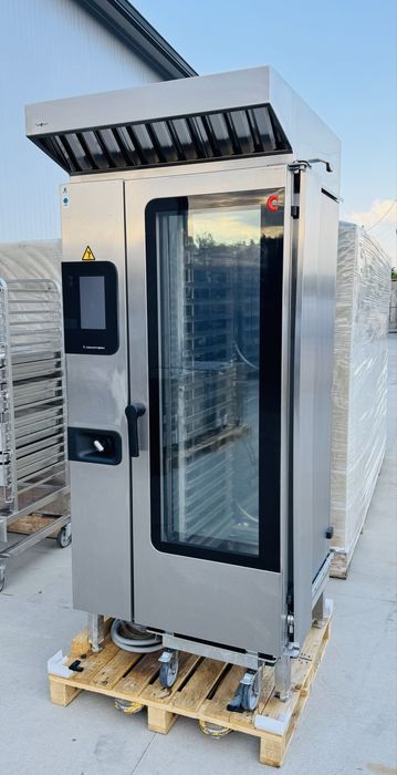 Готварски Конвектомат Convotherm 20 тави с количка/Ултравент.