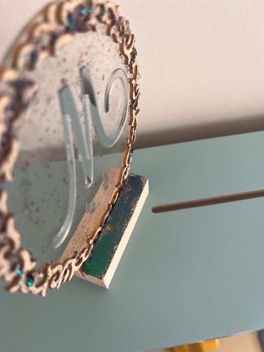 Рамка хамелеон с буква/име/надпис за всеки повод/Рожден ден/Криле